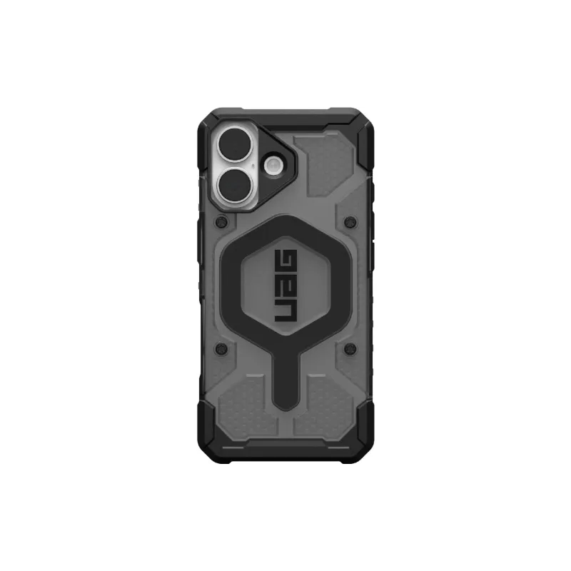 Чохол UAG Pathfinder Clear MagSafe (114553113140), для Apple iPhone 17, Ash/Black