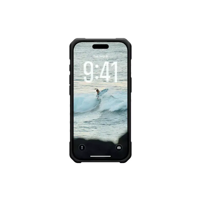 Чохол UAG Pathfinder Clear MagSafe (114553113140), для Apple iPhone 17, Ash/Black