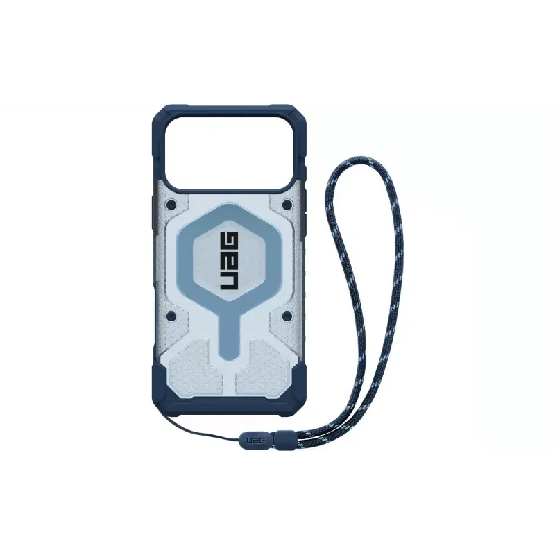 حافظة + حزام للهاتف الذكي UAG Pathfinder Clear MagSafe, Blues Lanyard (1145521BV03)
