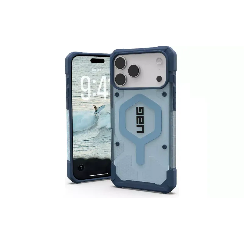 حافظة + حزام للهاتف الذكي UAG Pathfinder Clear MagSafe, Blues Lanyard (1145521BV03)