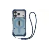 Case + strap for smartphone UAG Pathfinder Clear MagSafe (1145511BV03), for Apple iPhone 17 Pro, Blues Lanyard