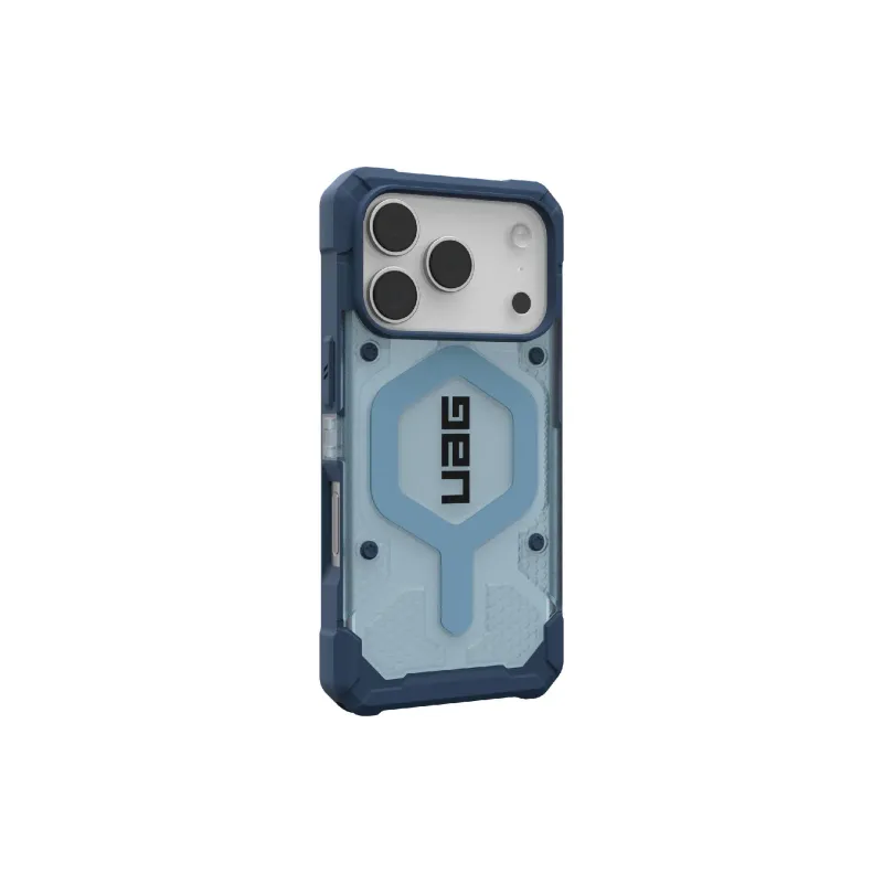 Case + strap for smartphone UAG Pathfinder Clear MagSafe (1145511BV03), for Apple iPhone 17 Pro, Blues Lanyard