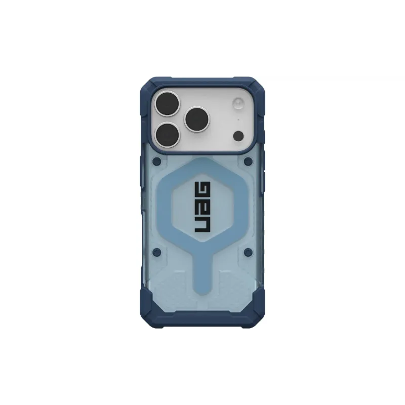 Case + strap for smartphone UAG Pathfinder Clear MagSafe (1145511BV03), for Apple iPhone 17 Pro, Blues Lanyard