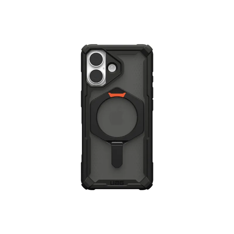 Case UAG Plasma XTE MagSafe (114526114097), for Apple iPhone 17, Black/Pop Orange