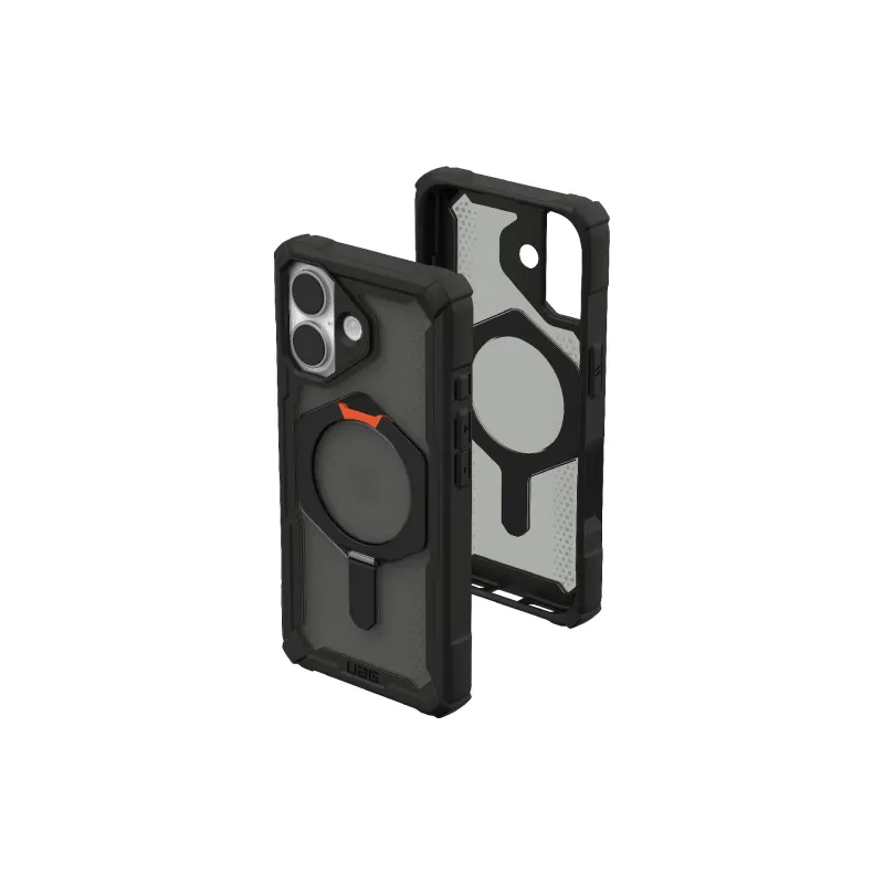 Case UAG Plasma XTE MagSafe (114526114097), for Apple iPhone 17, Black/Pop Orange
