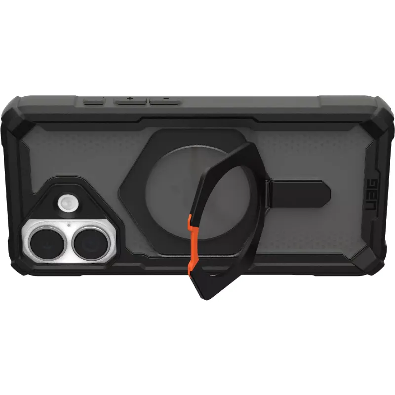 Case UAG Plasma XTE MagSafe (114526114097), for Apple iPhone 17, Black/Pop Orange