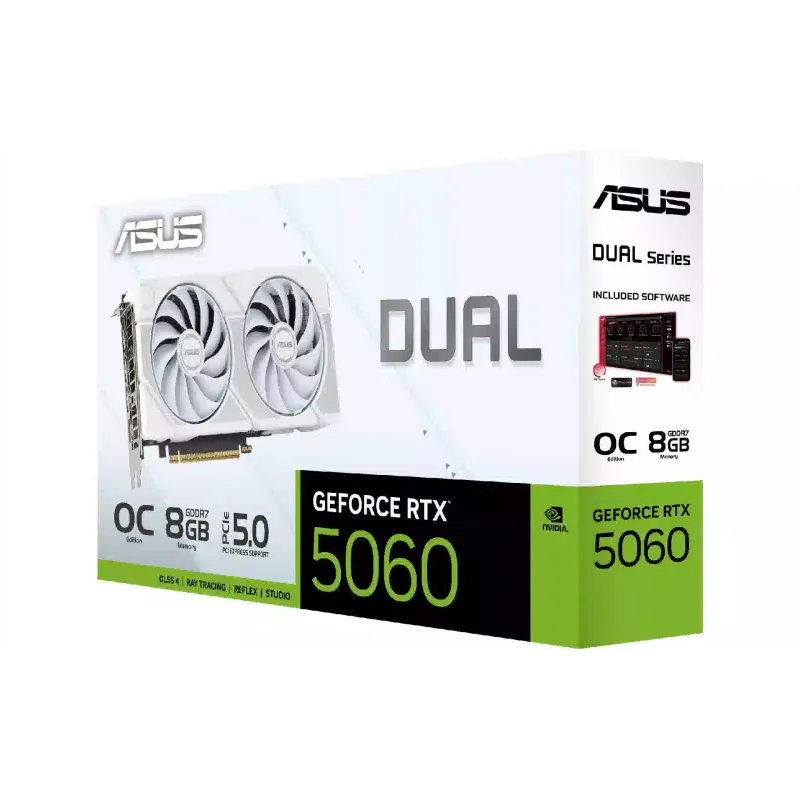 Tarjeta de video Asus GeForce RTX5060, White (90YV0N15-M0NA00)