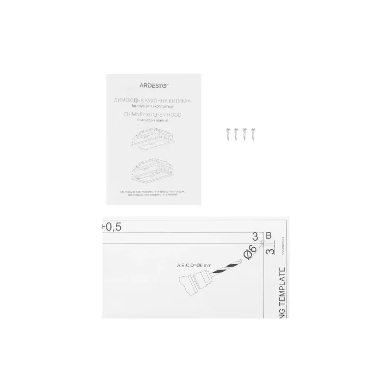 Built-in hood Ardesto (HFI-F900MW)
