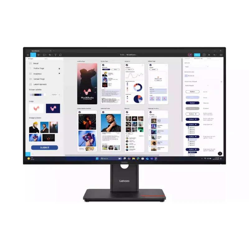 Монітор Lenovo 31.5" 4K UHD/IPS  T32UD-40 (64B0GAT1UA)
