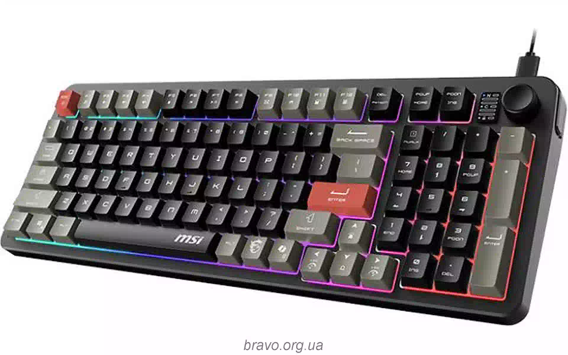 Клавіатура мембранна MSI Black GK110 (S11-04UA226-HH9) Клавіатура мембранна MSI Black GK110 (S11-04UA226-HH9)