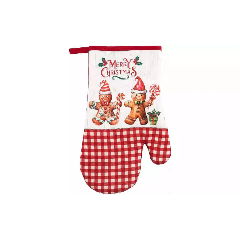 Ръкавица за фурна Ardesto Christmas Gingerbread, Red (ART05HG)