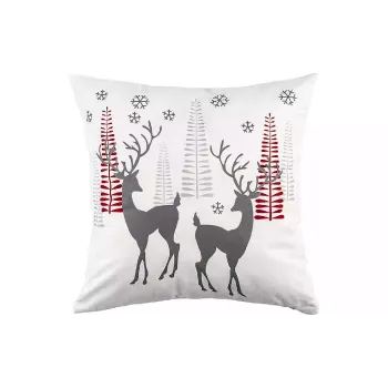 Almofada decorativa Ardesto Christmas Deer, White (ART1032HD)