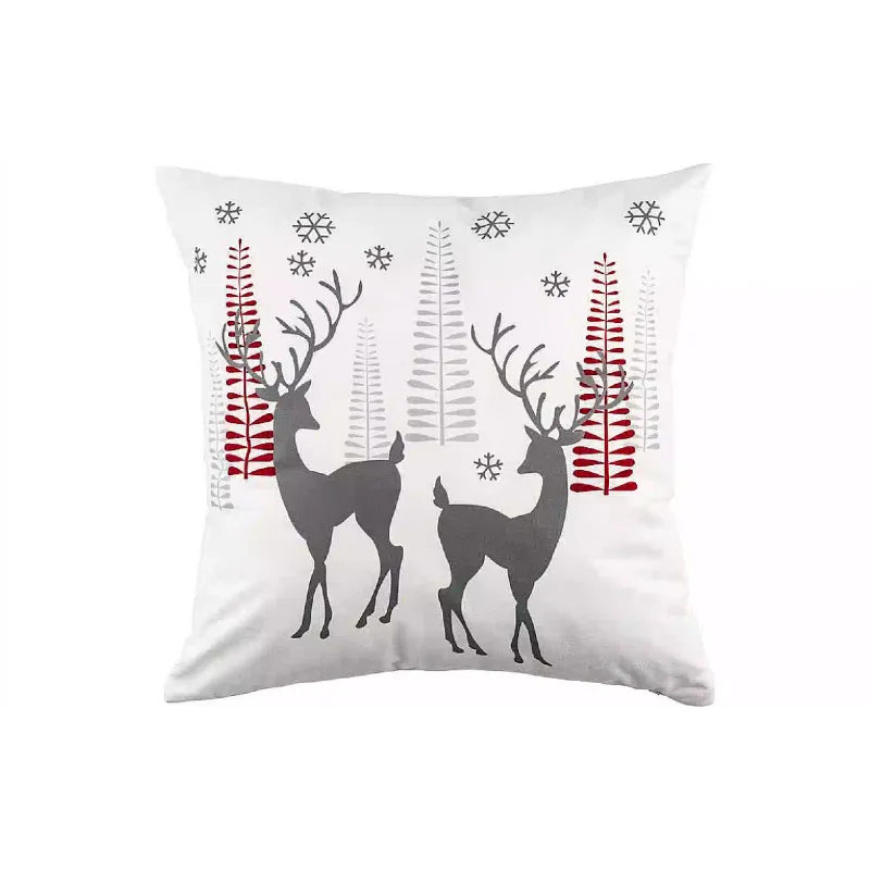 وسادة زخرفية Ardesto Christmas Deer, White (ART1032HD)