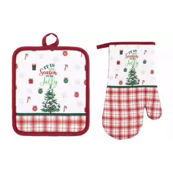 Pegador de panela de cozinha Ardesto Christmas Tree, Green (ART14HT)