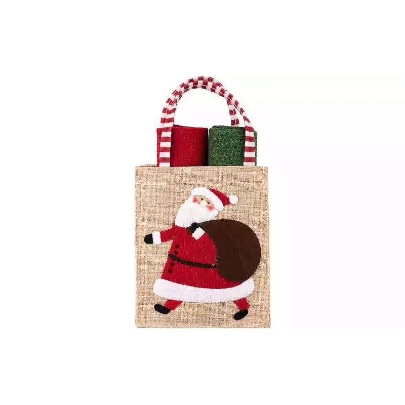 منشفة المطبخ Ardesto Christmas Santa, Red/Green (ART3863HSB)