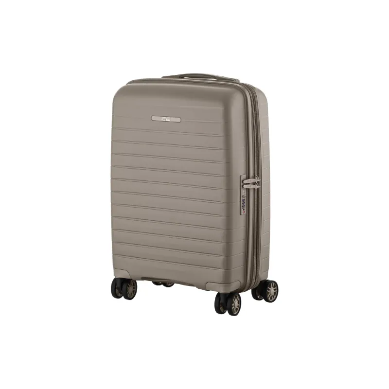 حقيبة سفر على 4 عجلات 2E Aero, Grey/Brown (2E-SPP-AERO-S-TP)
