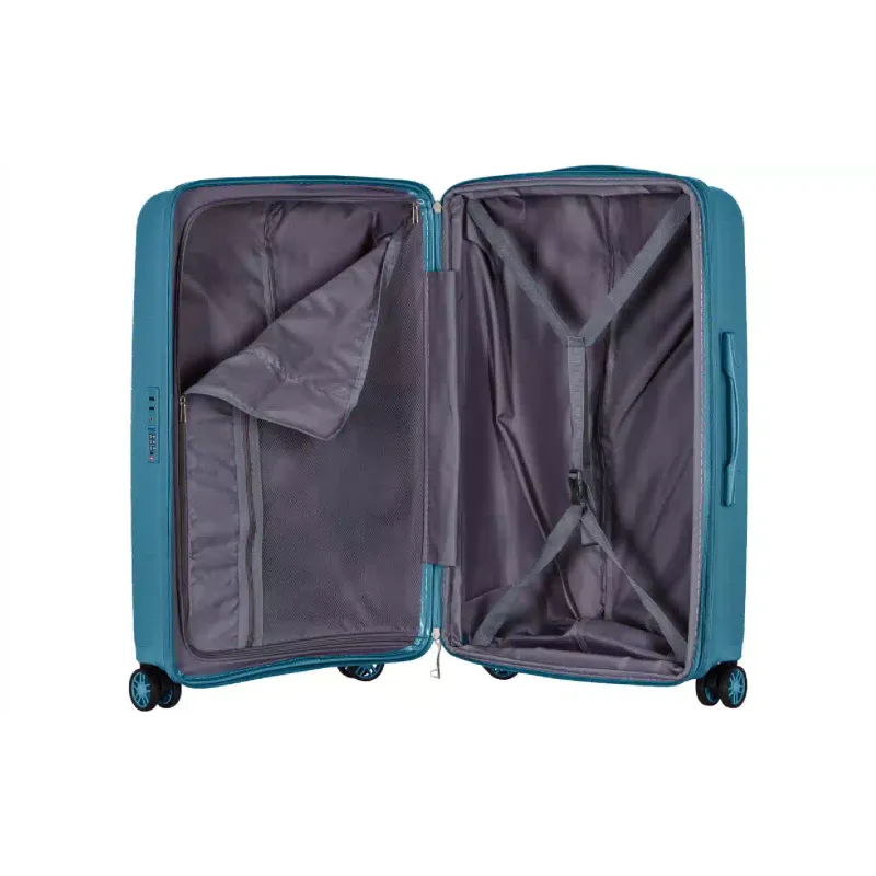 Куфар на 4 колела 2E Aero, Blue (2E-SPP-AERO-M-TB)