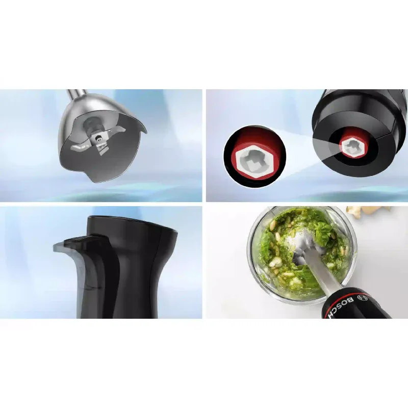 Liquidificador de mão Bosch, Black (MSM4B670)