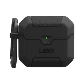Case UAG Scout (104130114040), for Apple AirPods G4, Black
