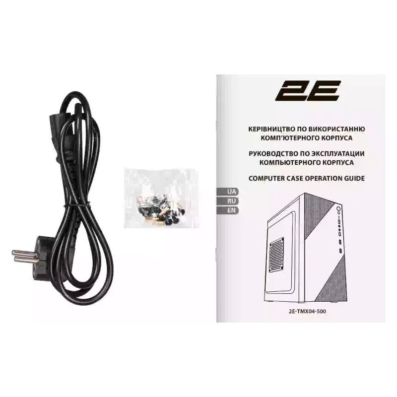 Корпус для ПК 2E TeamX  Black (2E-TMX04-500)