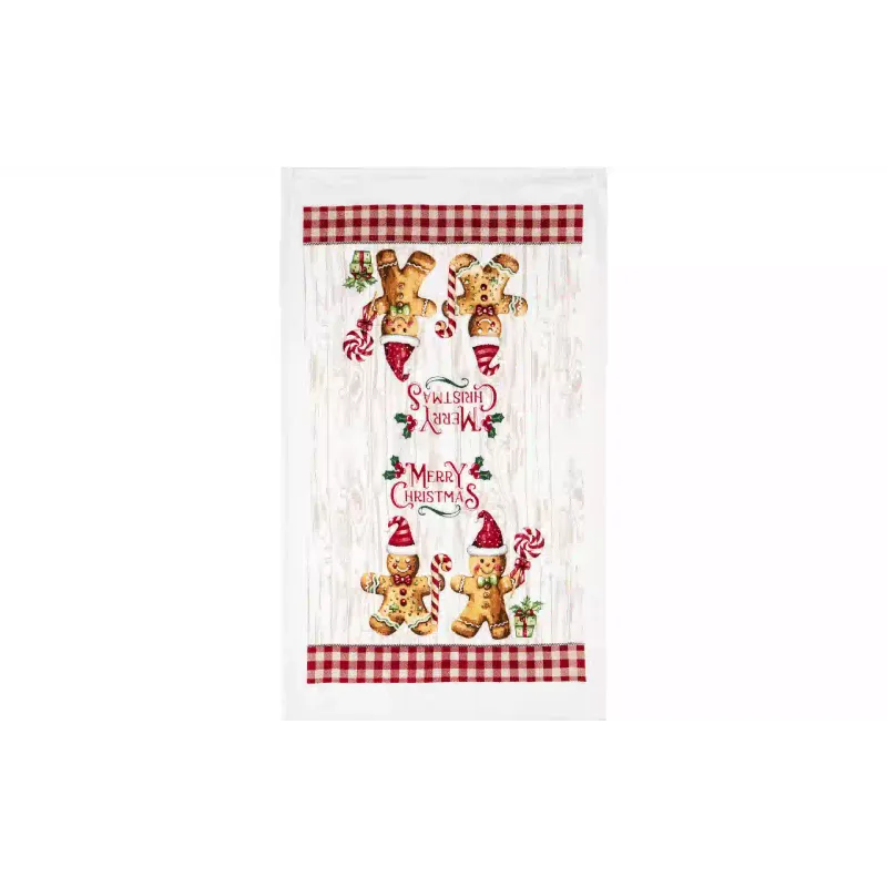 Πετσέτα κουζίνας Ardesto Christmas Gingerbread, Red (ART14HGR)