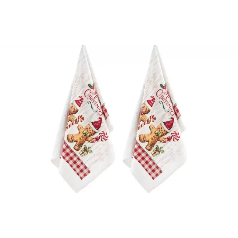 Рушник для кухні Ardesto Christmas Gingerbread, Red (ART3863HGB)