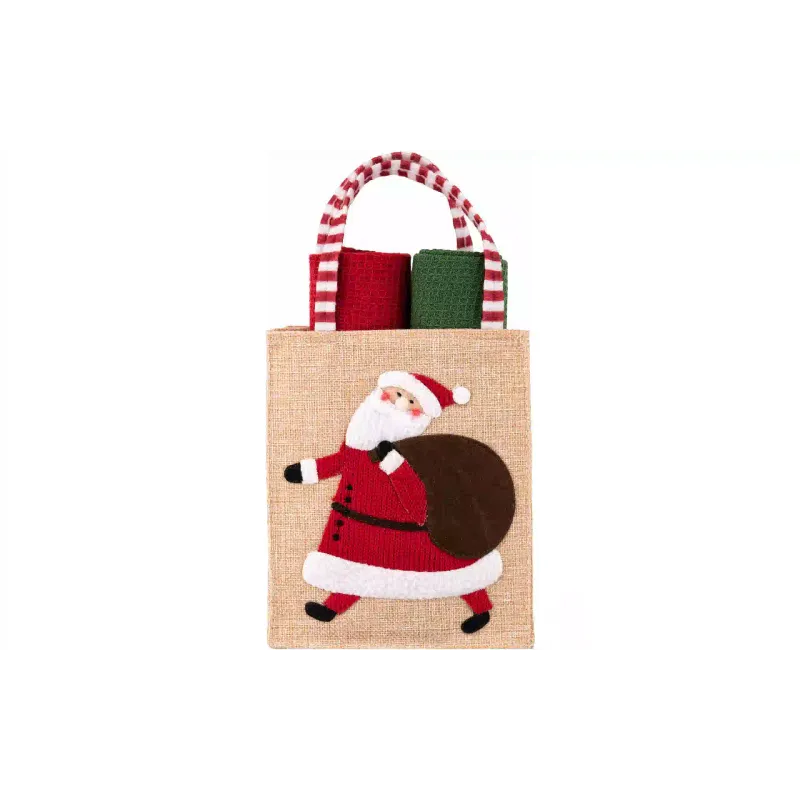 منشفة المطبخ Ardesto Christmas Santa, Red/Green (ART3863HSB)