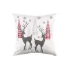 Dekoratives Kissen Ardesto Christmas Deer, White (ART1032HD)