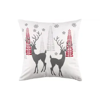 Almofada decorativa Ardesto Christmas Deer, White (ART1032HD)