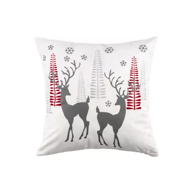 Dekoratives Kissen Ardesto Christmas Deer, White (ART1032HD)