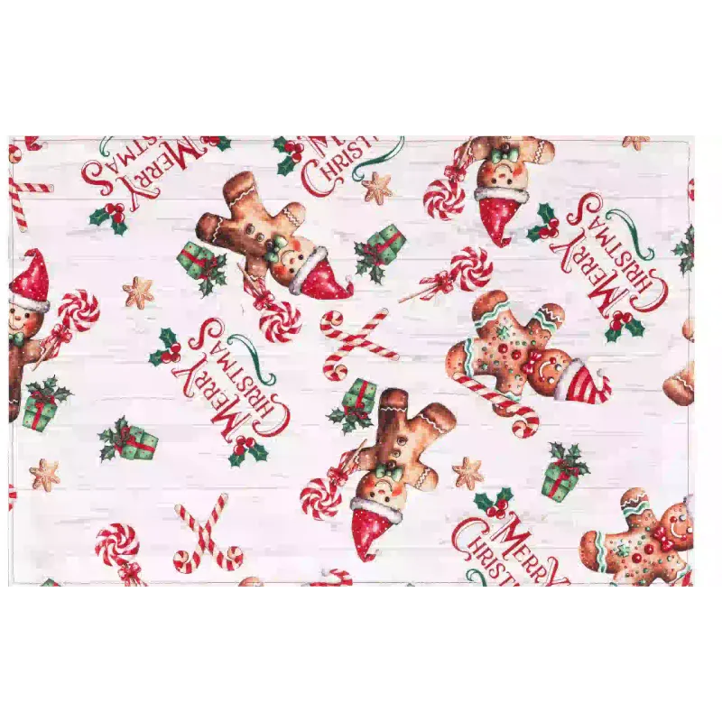 Guardanapo de servir Ardesto Christmas Gingerbread, Red (ART06HG)