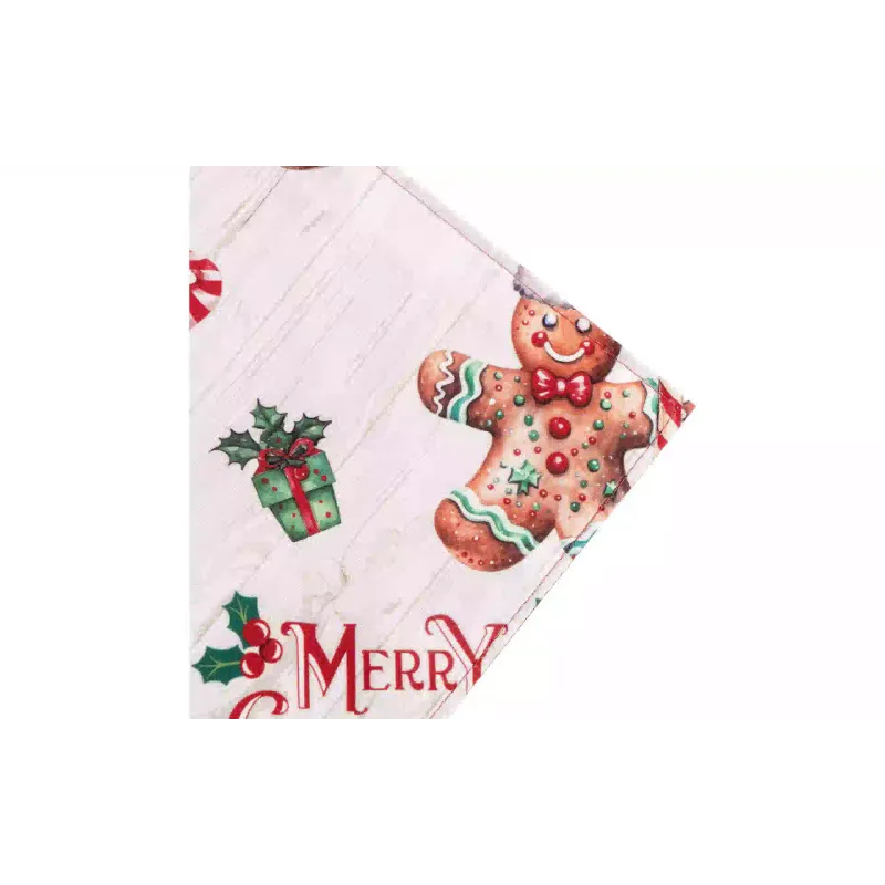 Guardanapo de servir Ardesto Christmas Gingerbread, Red (ART06HG)