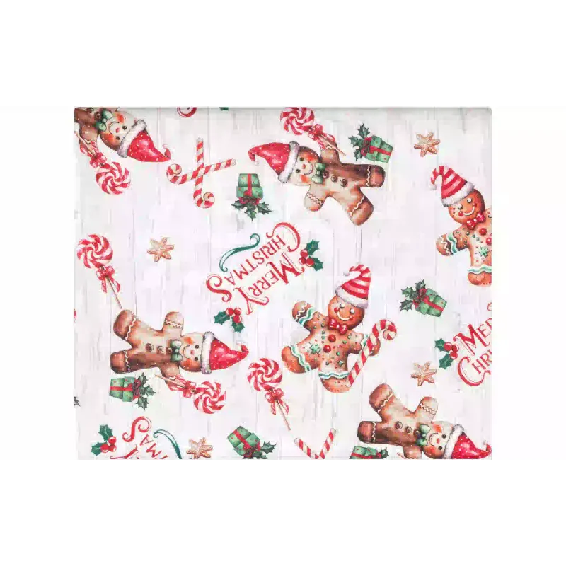 مفرش المائدة Ardesto Christmas Gingerbread, Red (ART08HG)