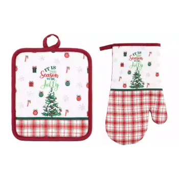 Pegador de panela de cozinha Ardesto Christmas Tree, Green (ART14HT)