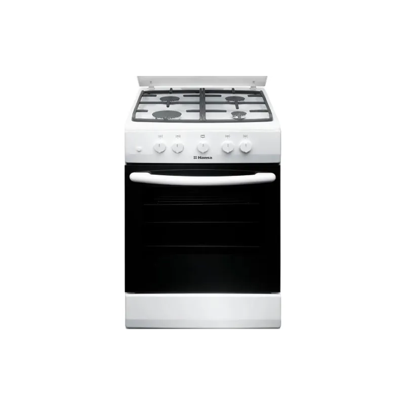 Плита газова Hansa (FCGW510554), газова, 56 л, чувун, White