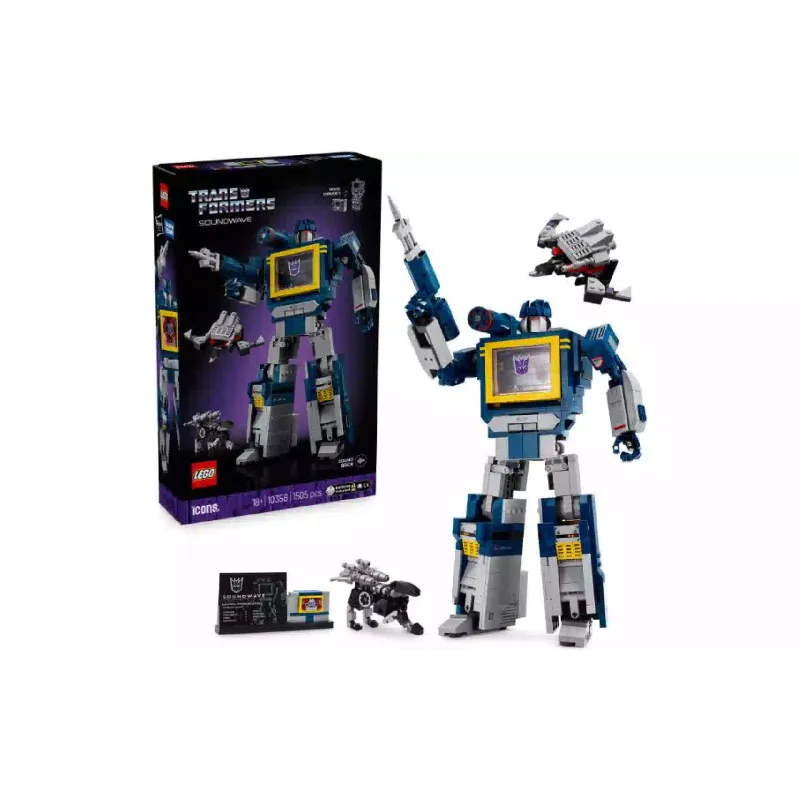 Konstruktor LEGO Icons Transformers Soundwave (10358)