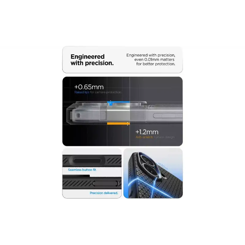 Чохол Spigen Liquid Air (ACS10369), для Apple iPhone 17, Matte Black