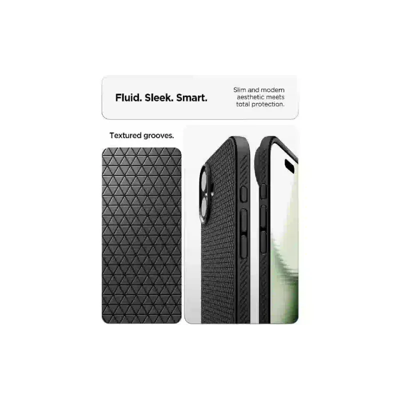 Чохол Spigen Liquid Air (ACS10369), для Apple iPhone 17, Matte Black