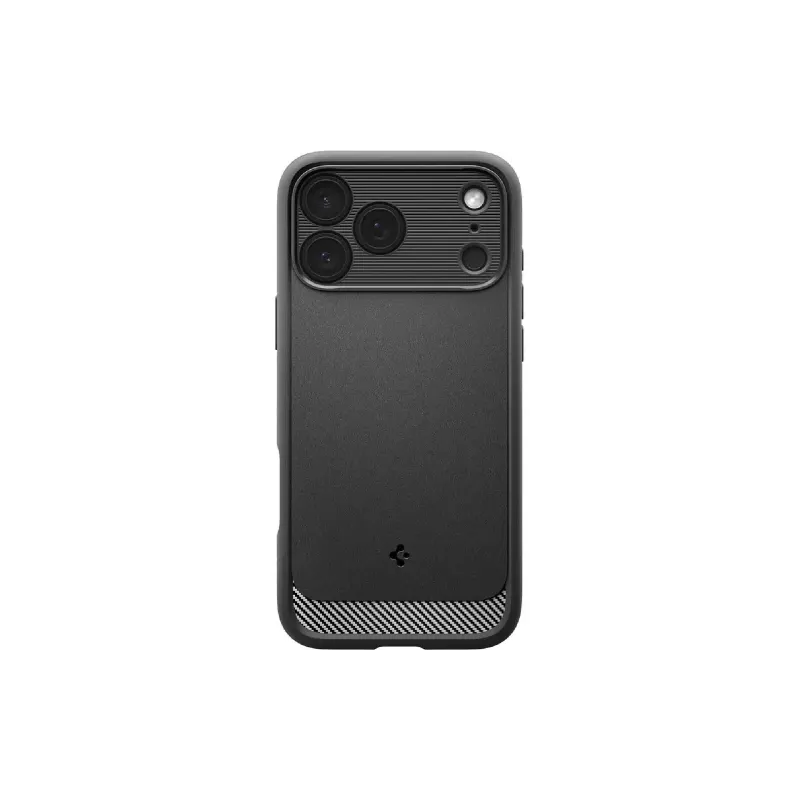 Чохол Spigen Rugged Armor MagFit (ACS10329), для Apple iPhone 17 Pro, Matte Black