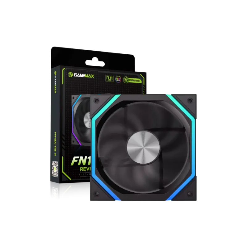 Корпусный вентилятор Gamemax  Black (FN12A-N2-R)