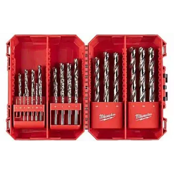 Conjunto de brocas para metal Milwaukee Thunderweb (4932493870)
