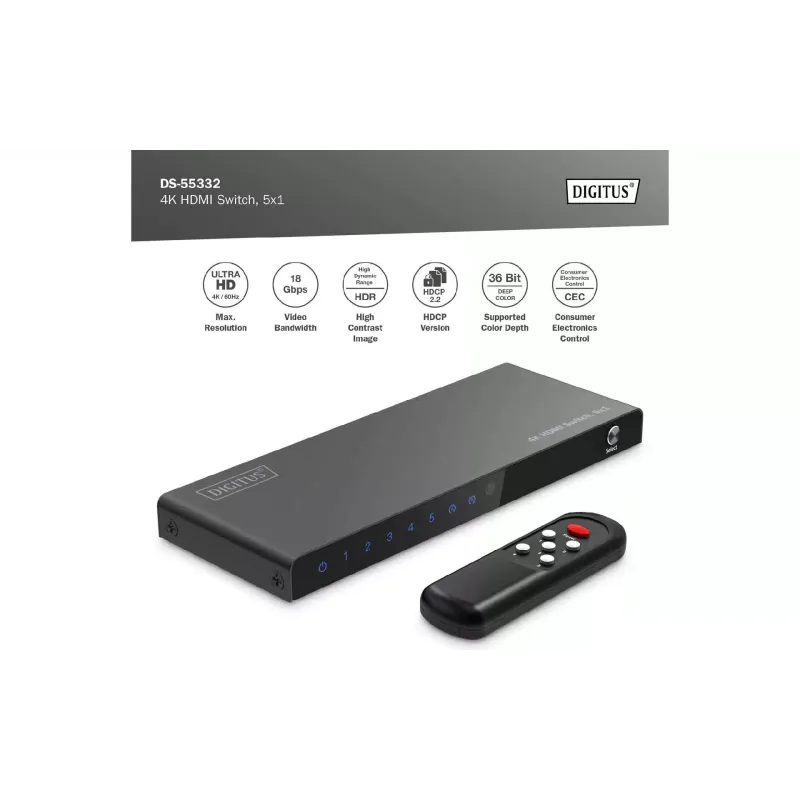 Видеокоммутатор Digitus (DS-55332)