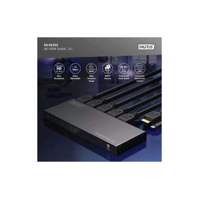 Видеокоммутатор Digitus (DS-55332)