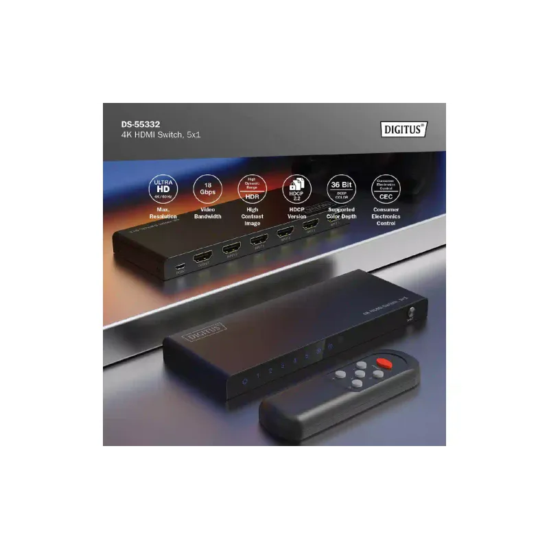 Видеокоммутатор Digitus (DS-55332)