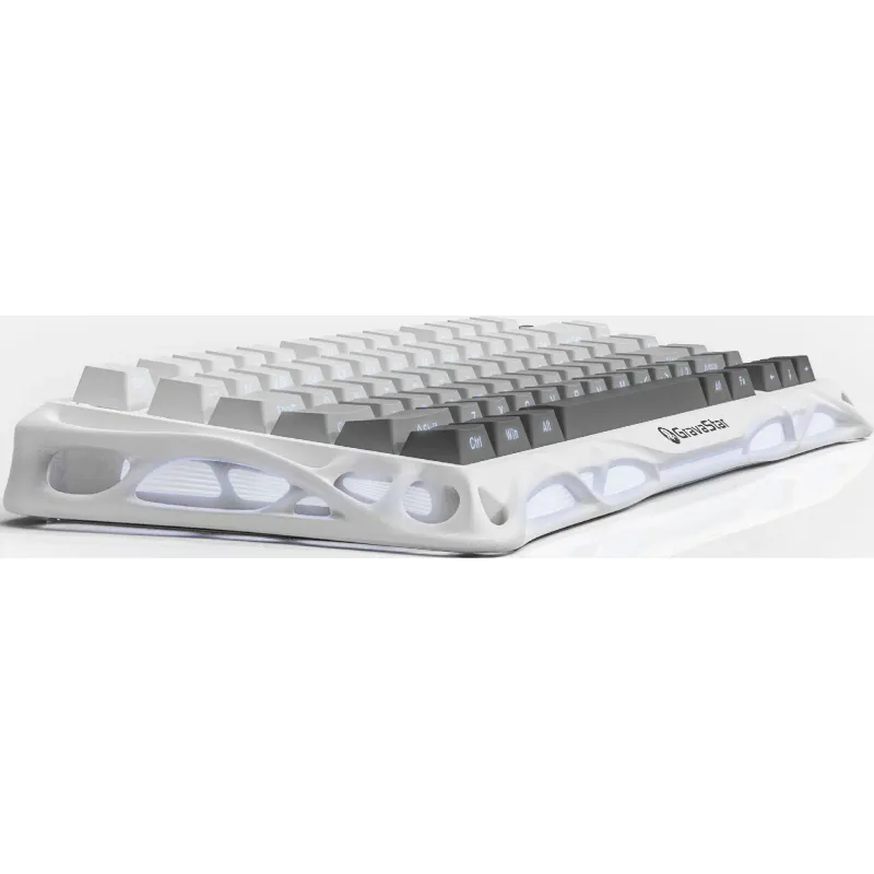 Μηχανικό πληκτρολόγιο GravaStar Mercury K1, White (GSK1_GWHT)