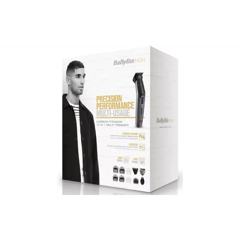 Conjunto de corte de cabelo Babyliss, Gray (MT727E)
