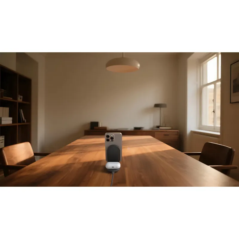 Зарядно устройство Belkin UltraCharge 2-in-1 Foldable Magnetic Charging, Black (WIZ039KQBK)