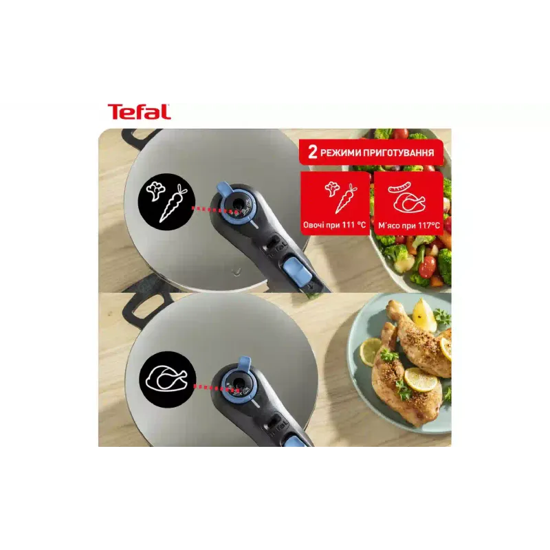 Olla de presión Tefal Secure Trendy (P2580701)