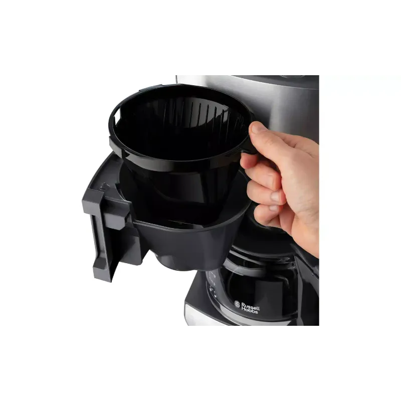 Cafeteira de gotejamento Russell Hobbs Grind and Brew, Black/Metall (25610-56)