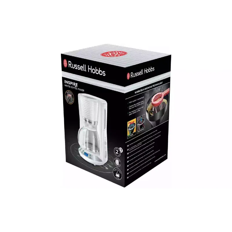Cafeteira de gotejamento Russell Hobbs Inspire, White (24390-56)